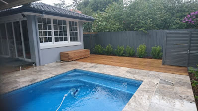 Poolside Deck & Garden